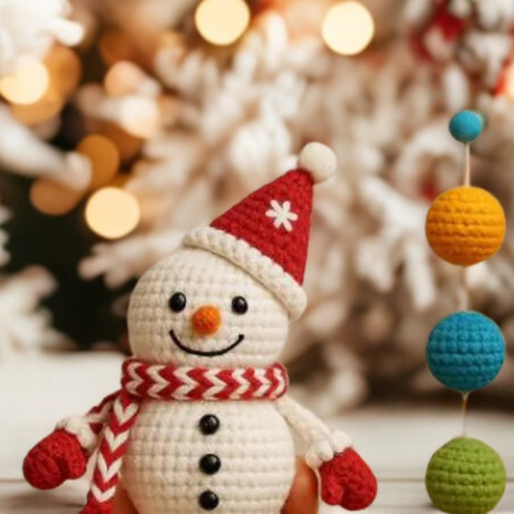 Amigurumi Snowman Crochet Pattern