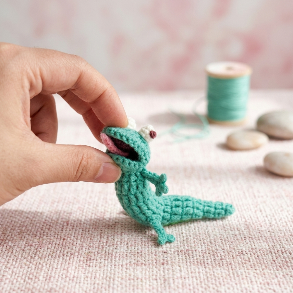 Cute Funny Lizard Crochet Pattern