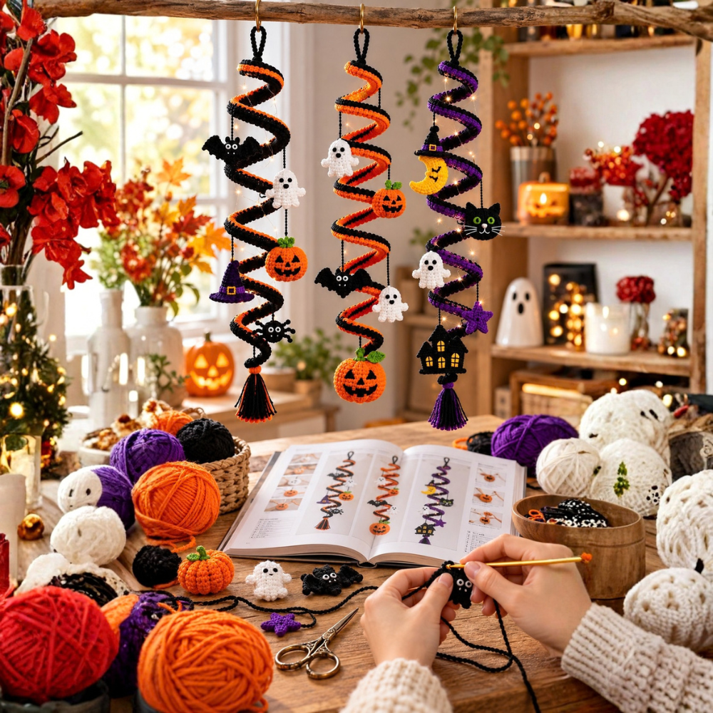 Halloween Crochet Spiral Pattern