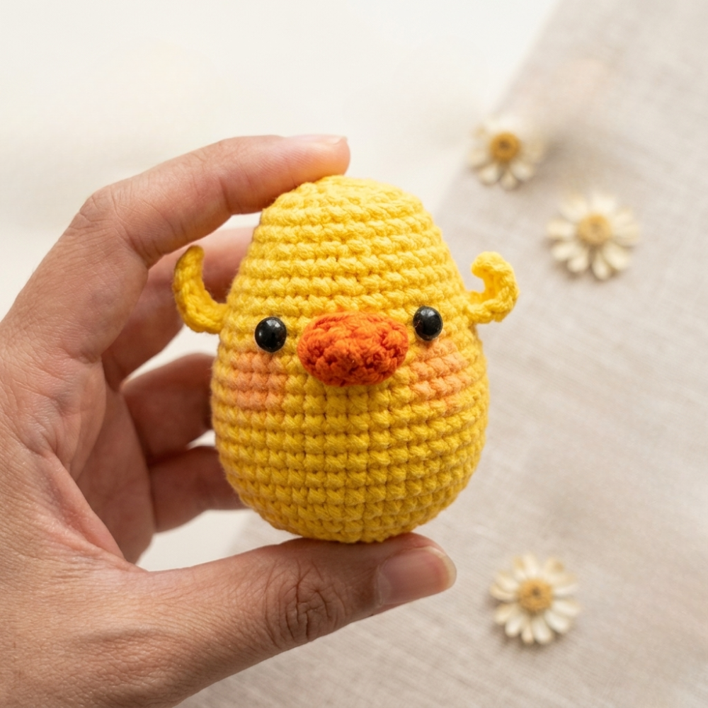 Chick in Egg Crochet Pattern