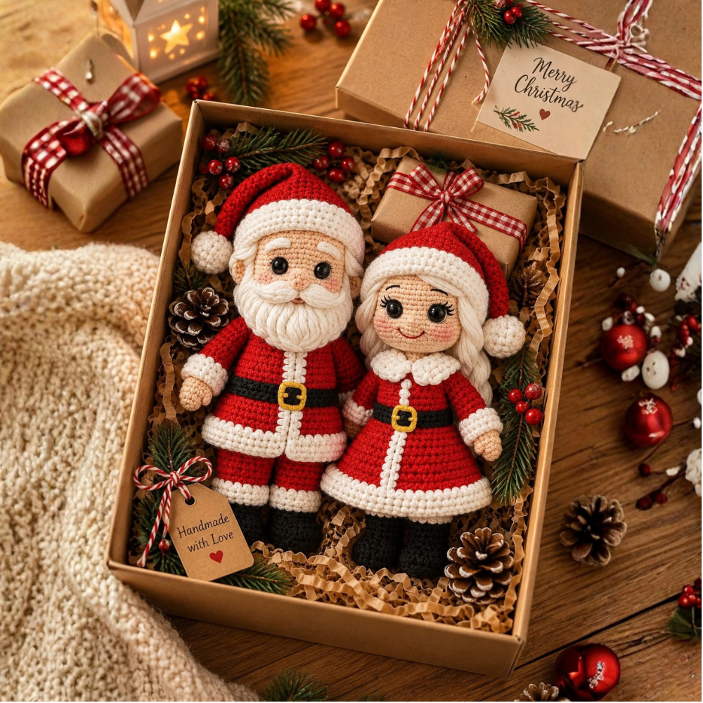 Mr & Mrs Claus Crochet Pattern