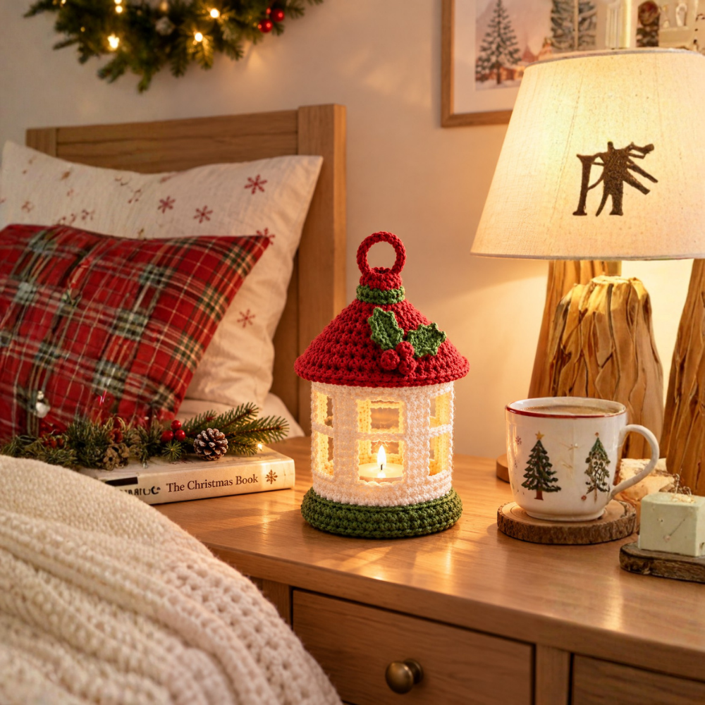 Mini Christmas Lantern Crochet Pattern