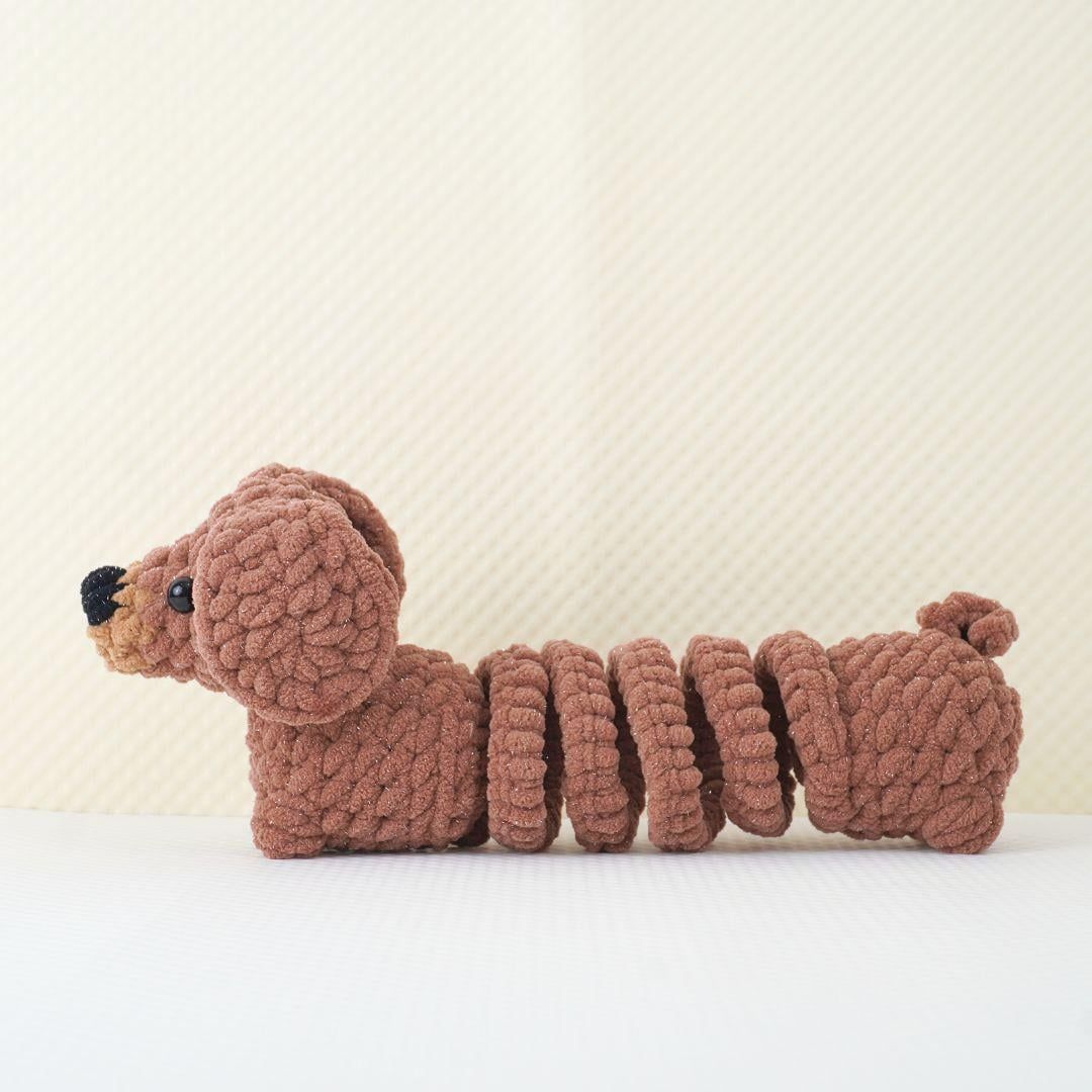 3-in-1 Sausage Dog Family Crochet Pattern