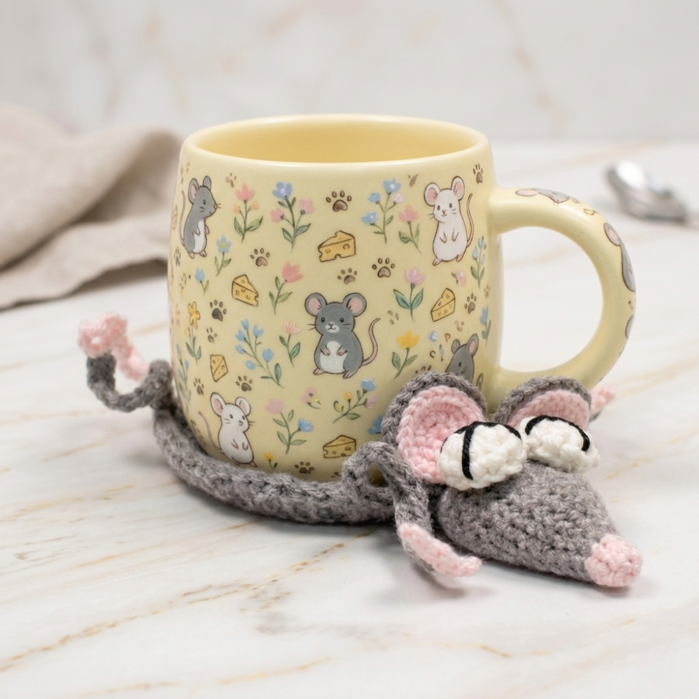 4 in 1 Amigurumi Animal Coaster Crochet Pattern