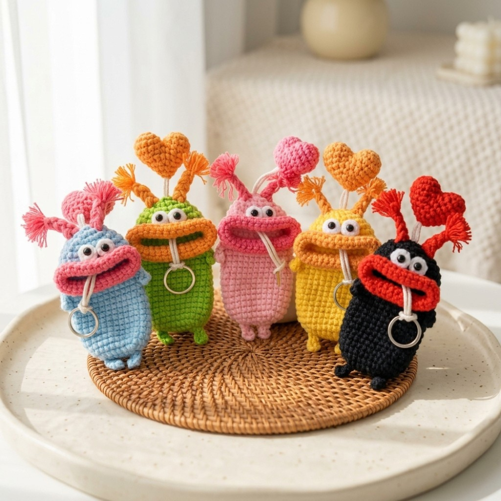 9 in 1 Monster Gang Amigurumi Crochet Pattern