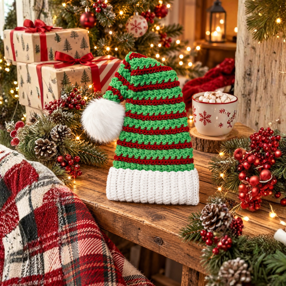 Santa and Elf Hat Crochet Pattern