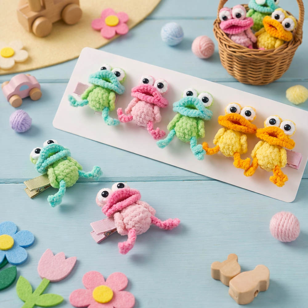 Combo Animal Keychain Amigurumi  Bag Charms Crochet Pattern