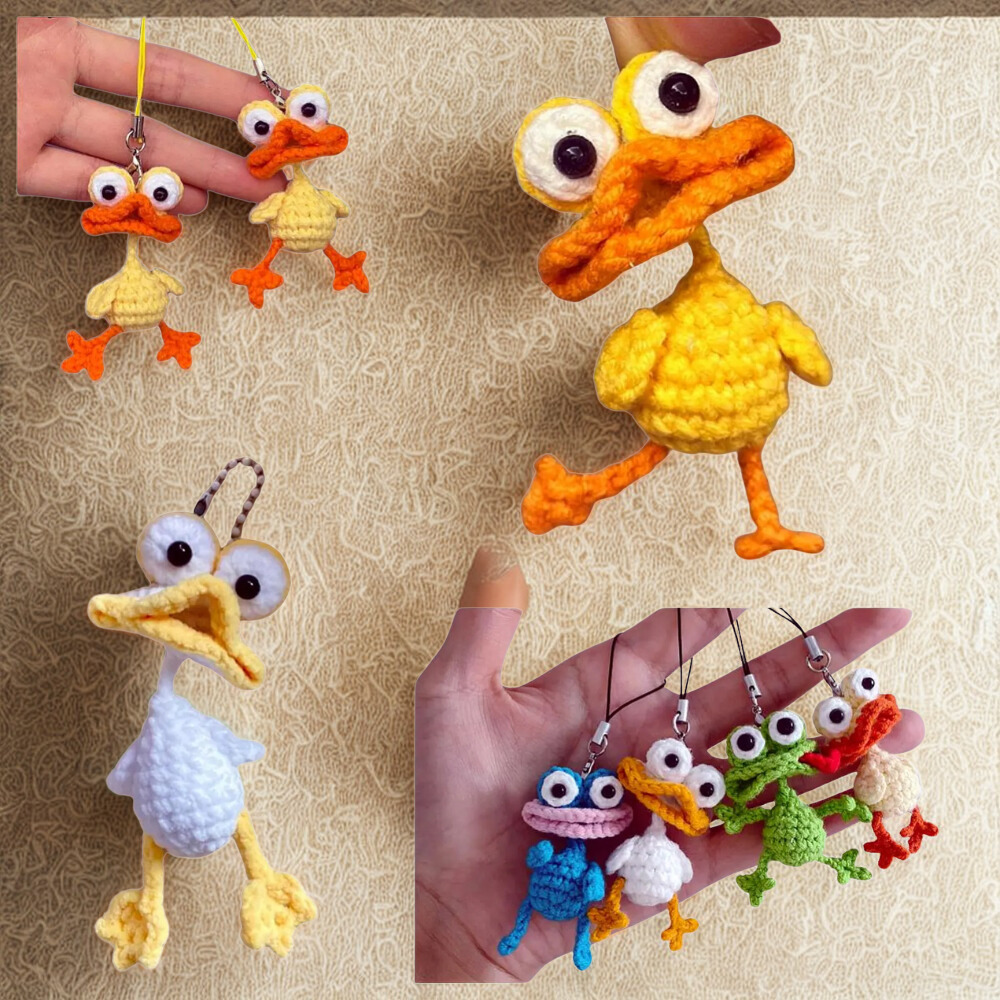 Combo Animal Keychain Amigurumi  Bag Charms Crochet Pattern