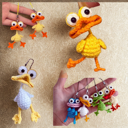Combo Animal Keychain Amigurumi  Bag Charms Crochet Pattern