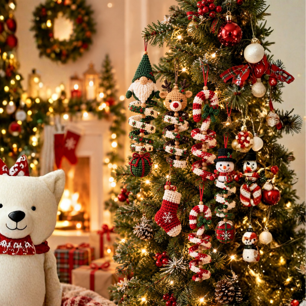 Christmas Crochet Wind Spinner Pattern Bundle
