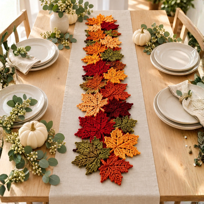 10 Fall Crochet Table Runner Patterns Bundle