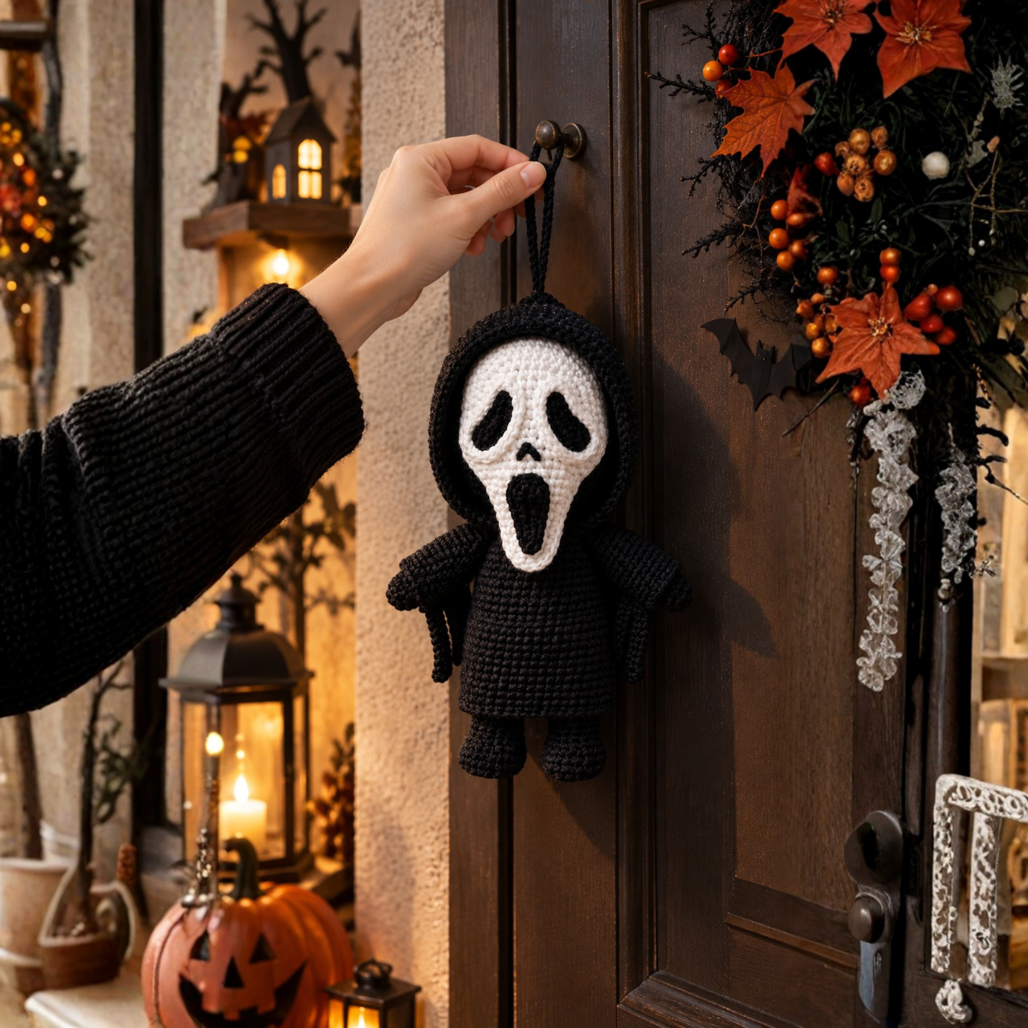 Ghostface crochet pattern