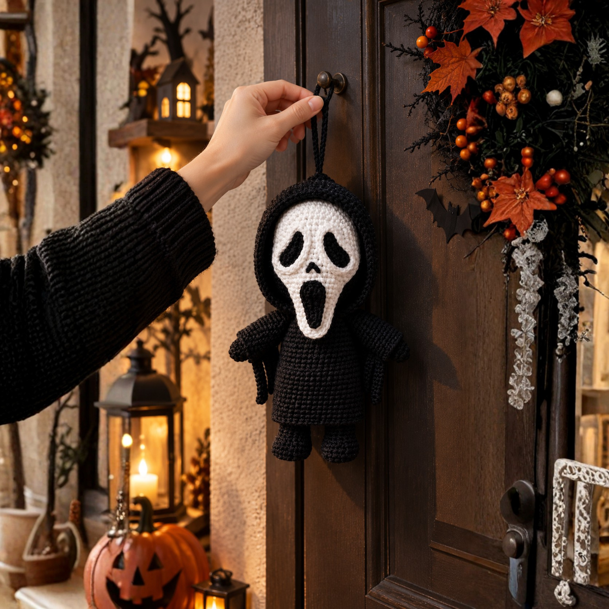 Ghostface crochet pattern