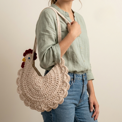 Chicken Bag Crochet Pattern