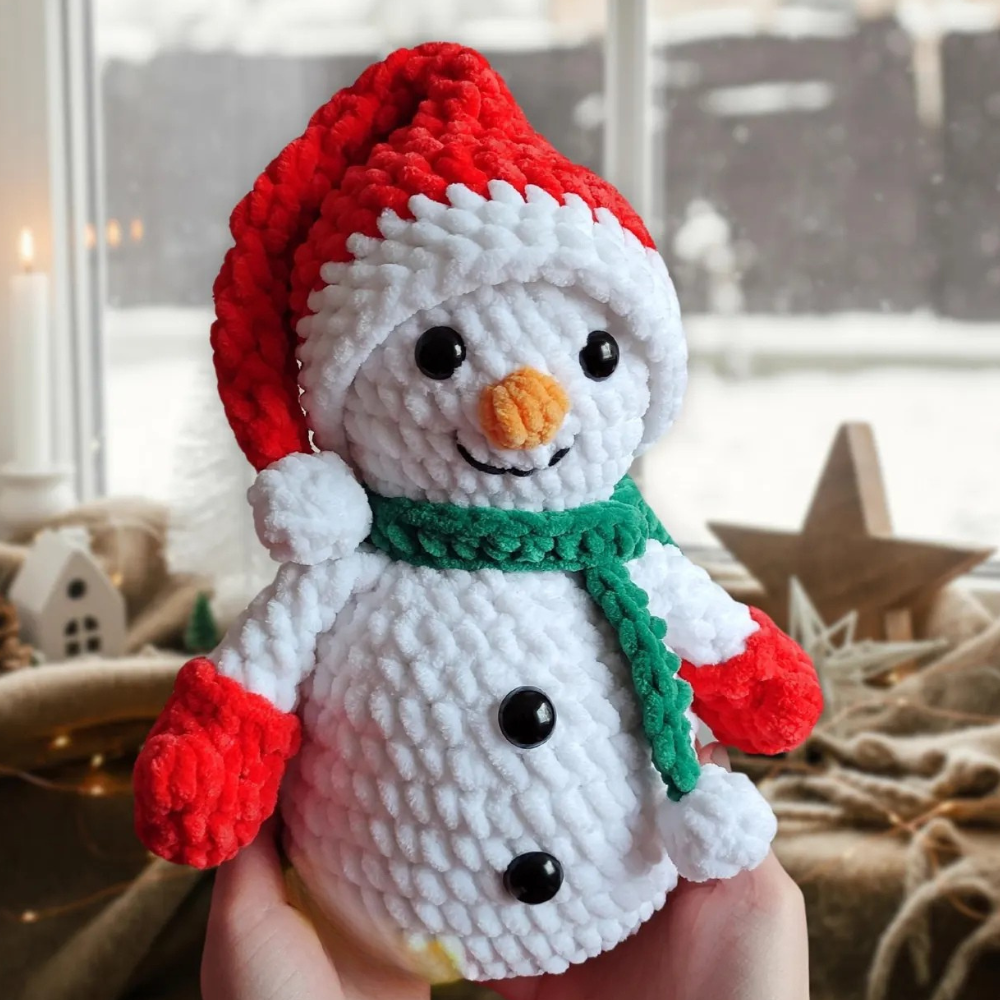 Frosty Frank the Snowman Crochet Pattern