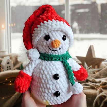 Frosty Frank the Snowman Crochet Pattern