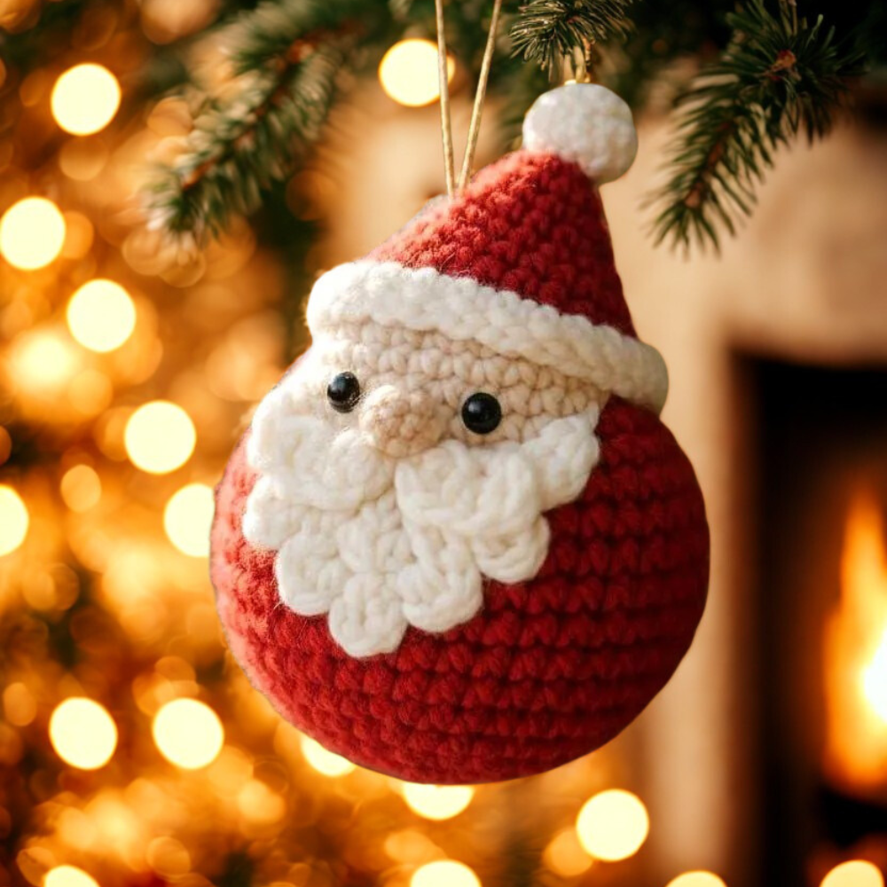 Santa Ball Crochet Pattern