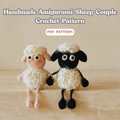 Amigurumi Sheep Couple Crochet Pattern