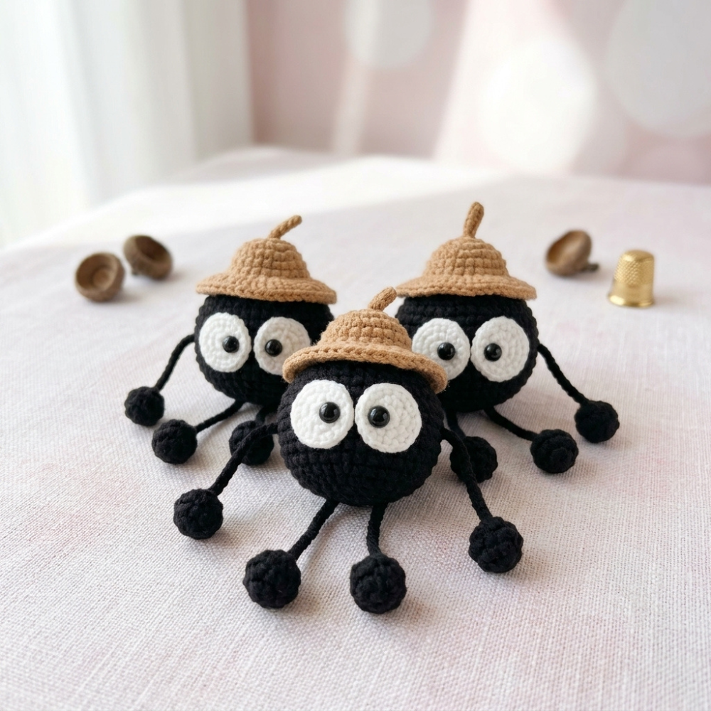 Cute Coal Ball Crossbody Bag Crochet Pattern