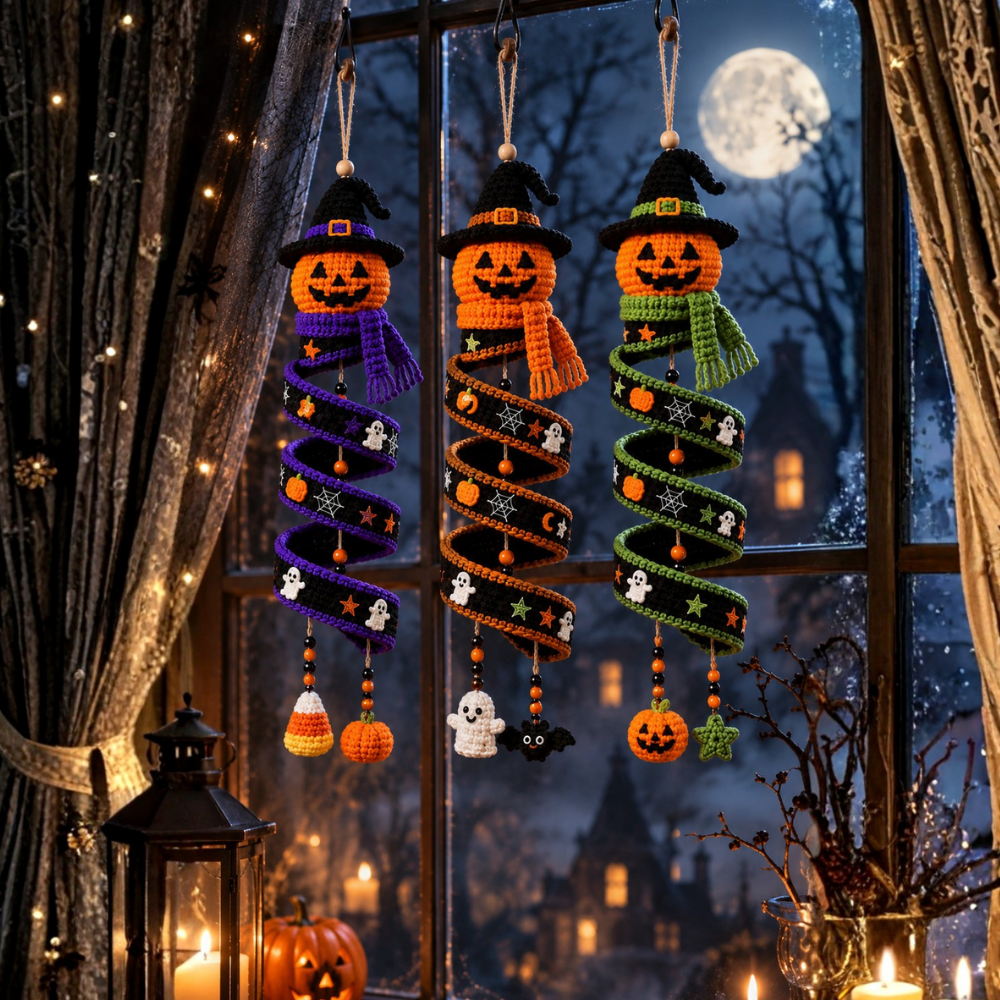 Halloween Pumpkin Spiral Crochet Pattern