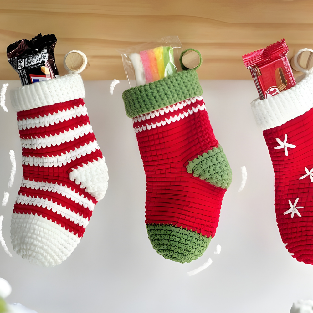 CHRISTMAS STOCKING  CROCHET PATTERN