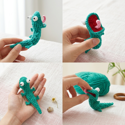 Cute Funny Lizard Crochet Pattern