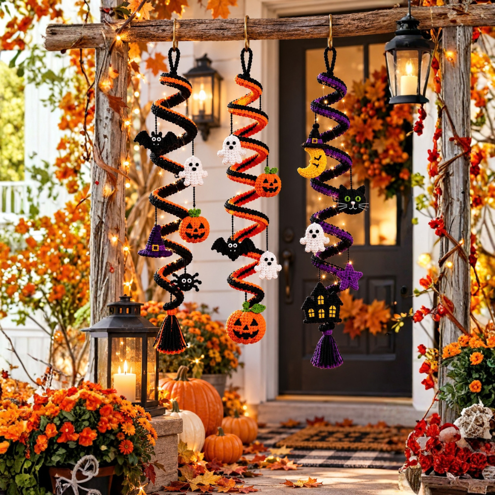 Halloween Crochet Spiral Pattern