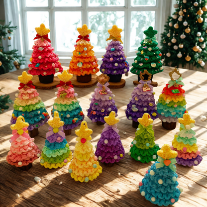 Combo Christmas Tree Forest Crochet Pattern