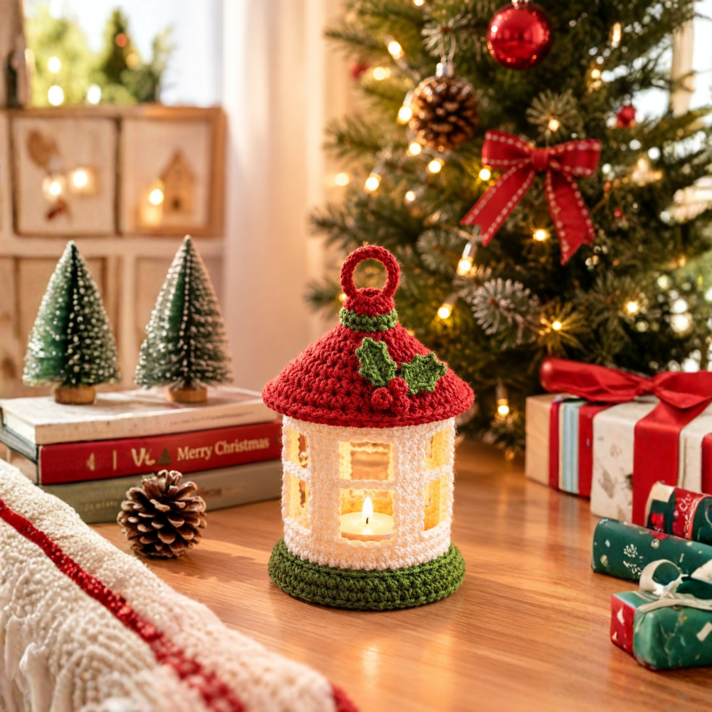 Mini Christmas Lantern Crochet Pattern