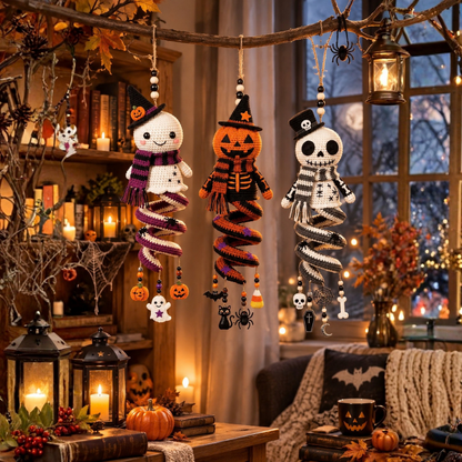 Halloween Spiral Ornament Crochet Pattern