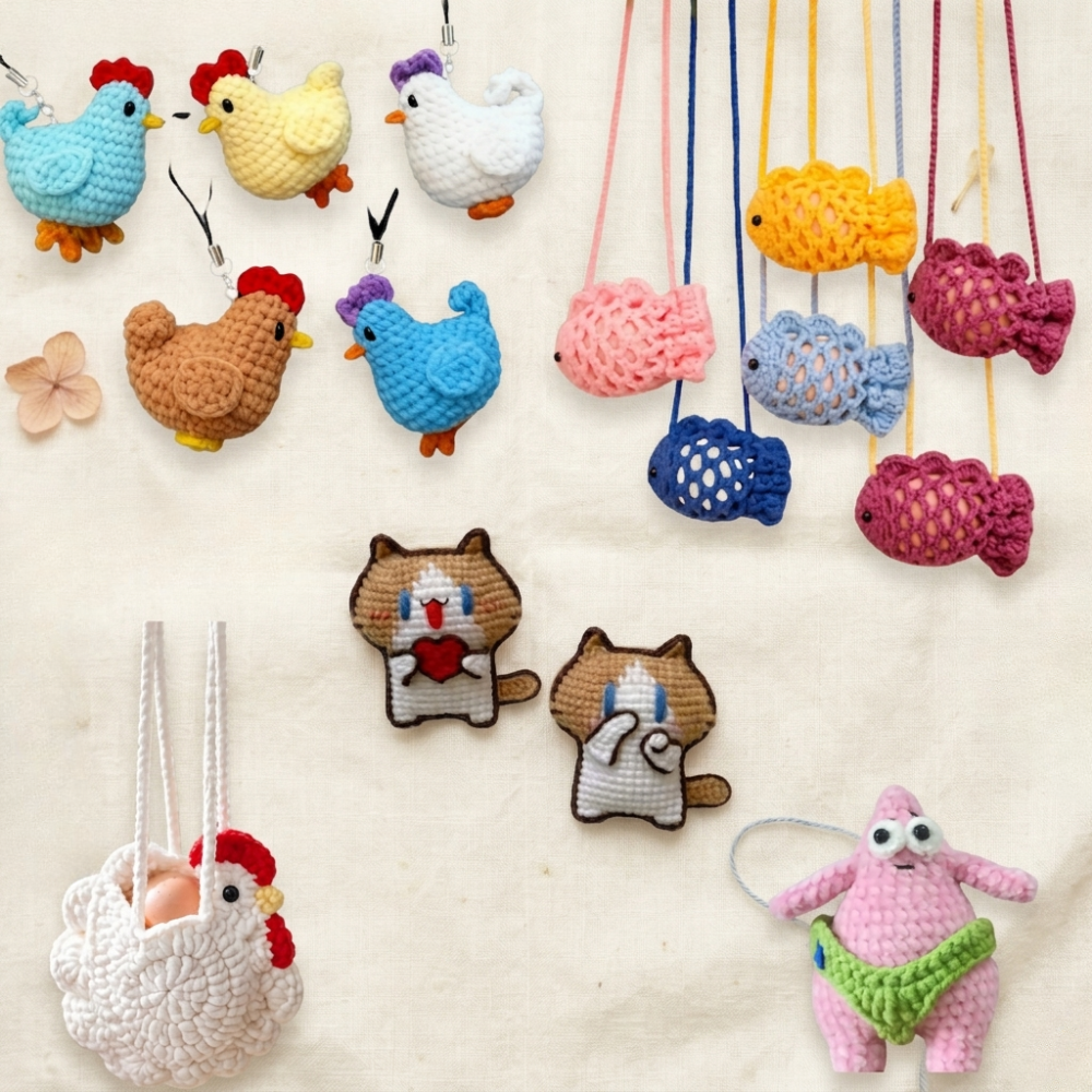 5-in-1 Handcrafted Cozy Companions Crochet Pattern