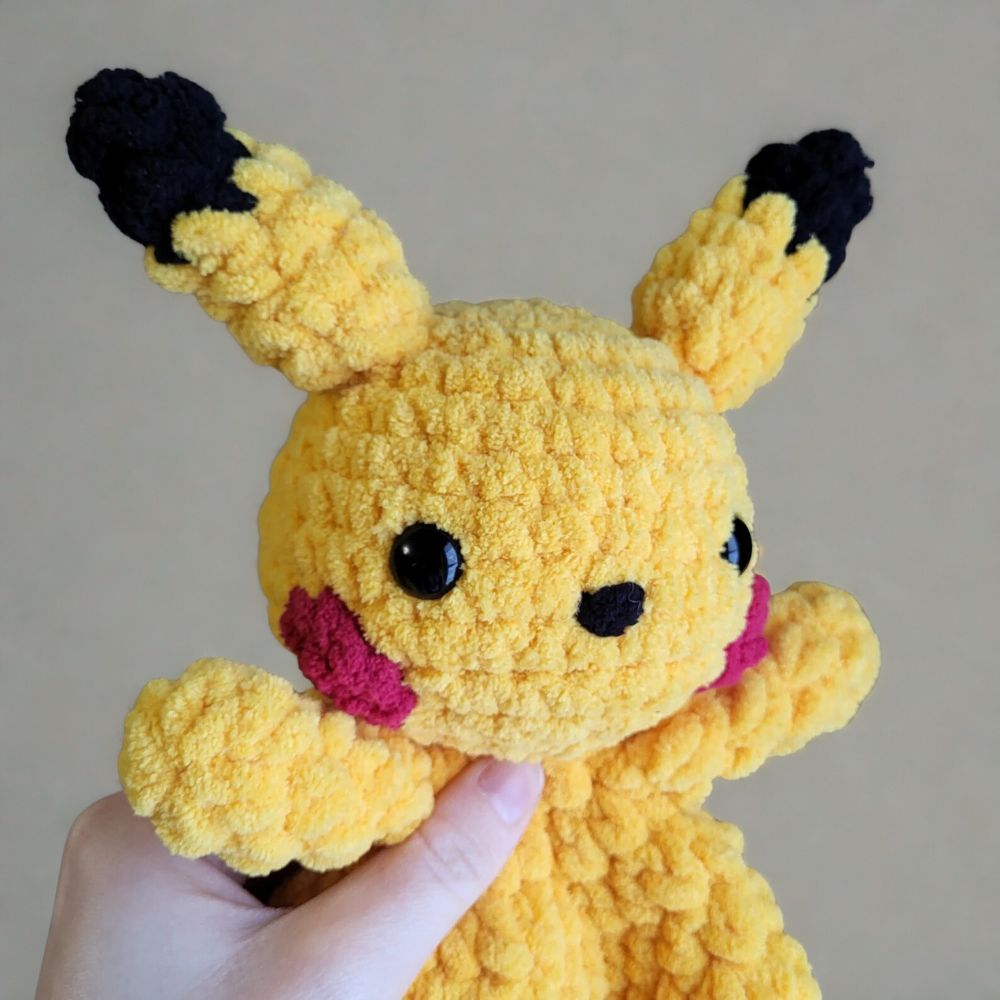Pika the Electric Mouse Crochet Pattern