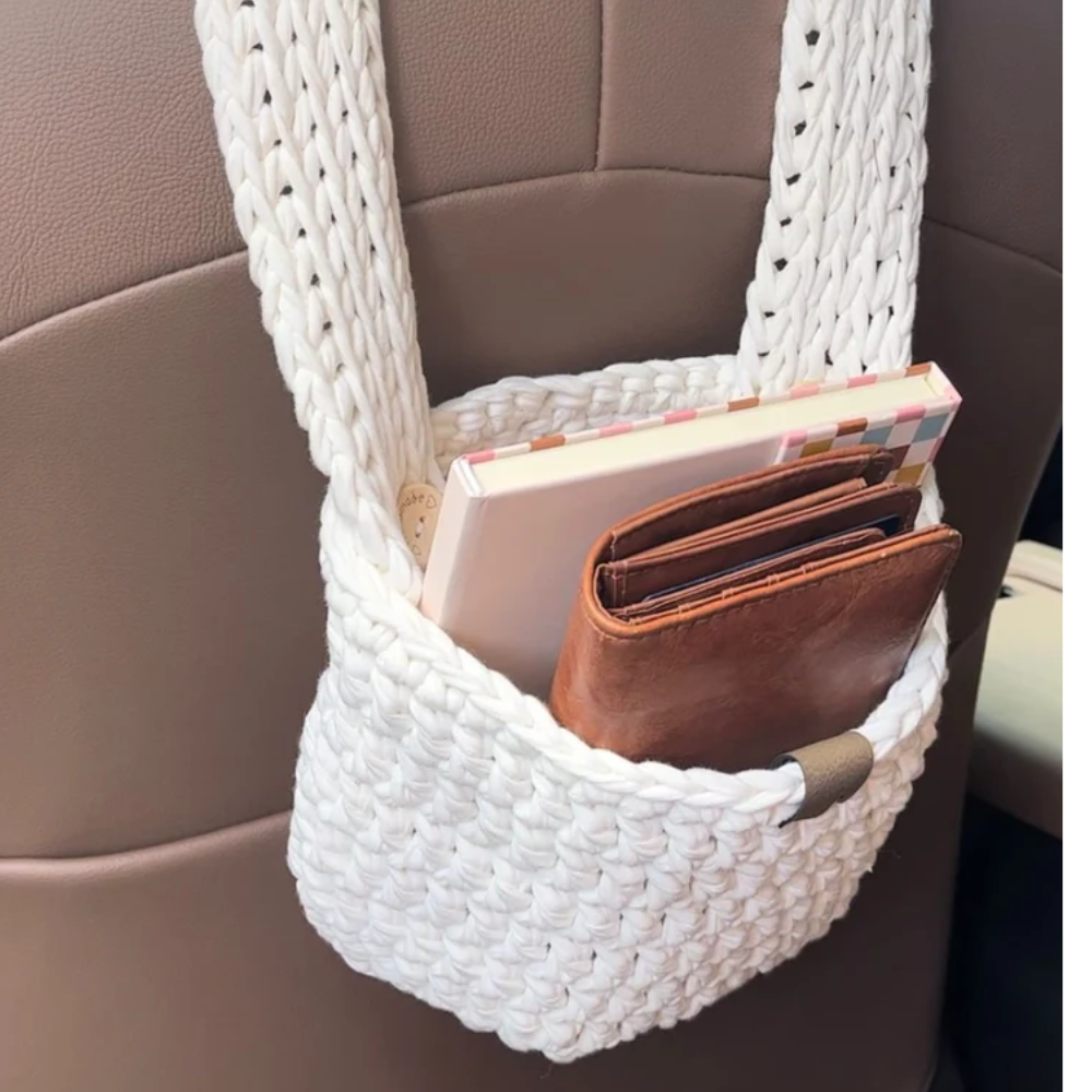 Crochet Car Basket Pattern