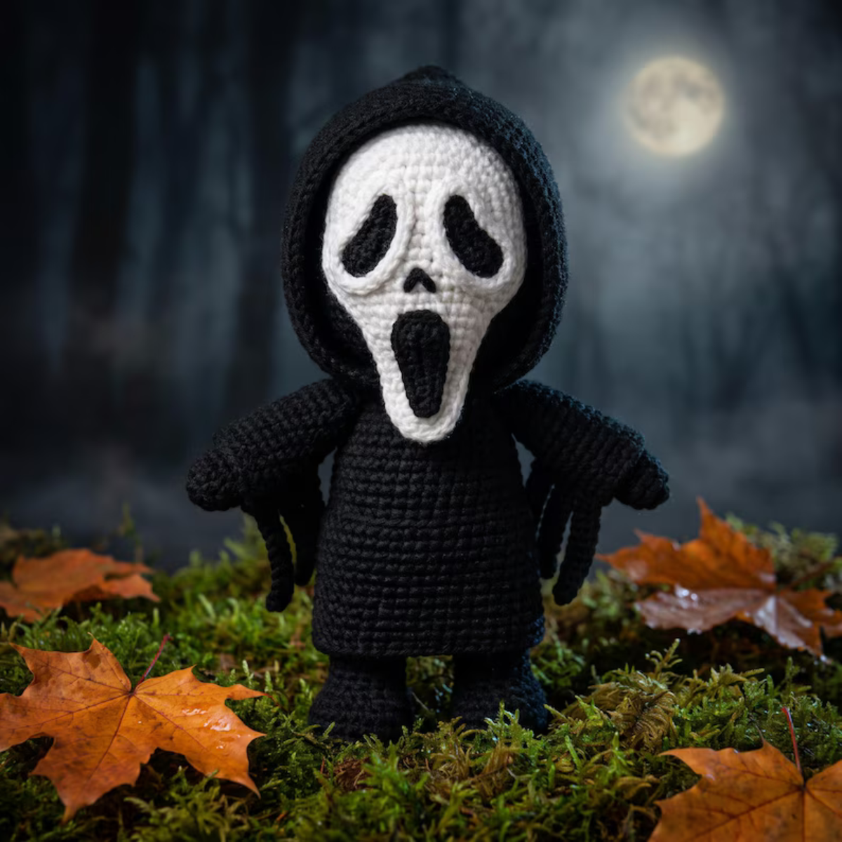Ghostface crochet pattern