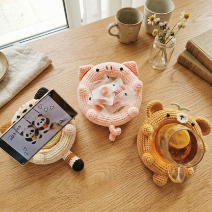 Cute Animal Fruit Coaster Crochet Pattern