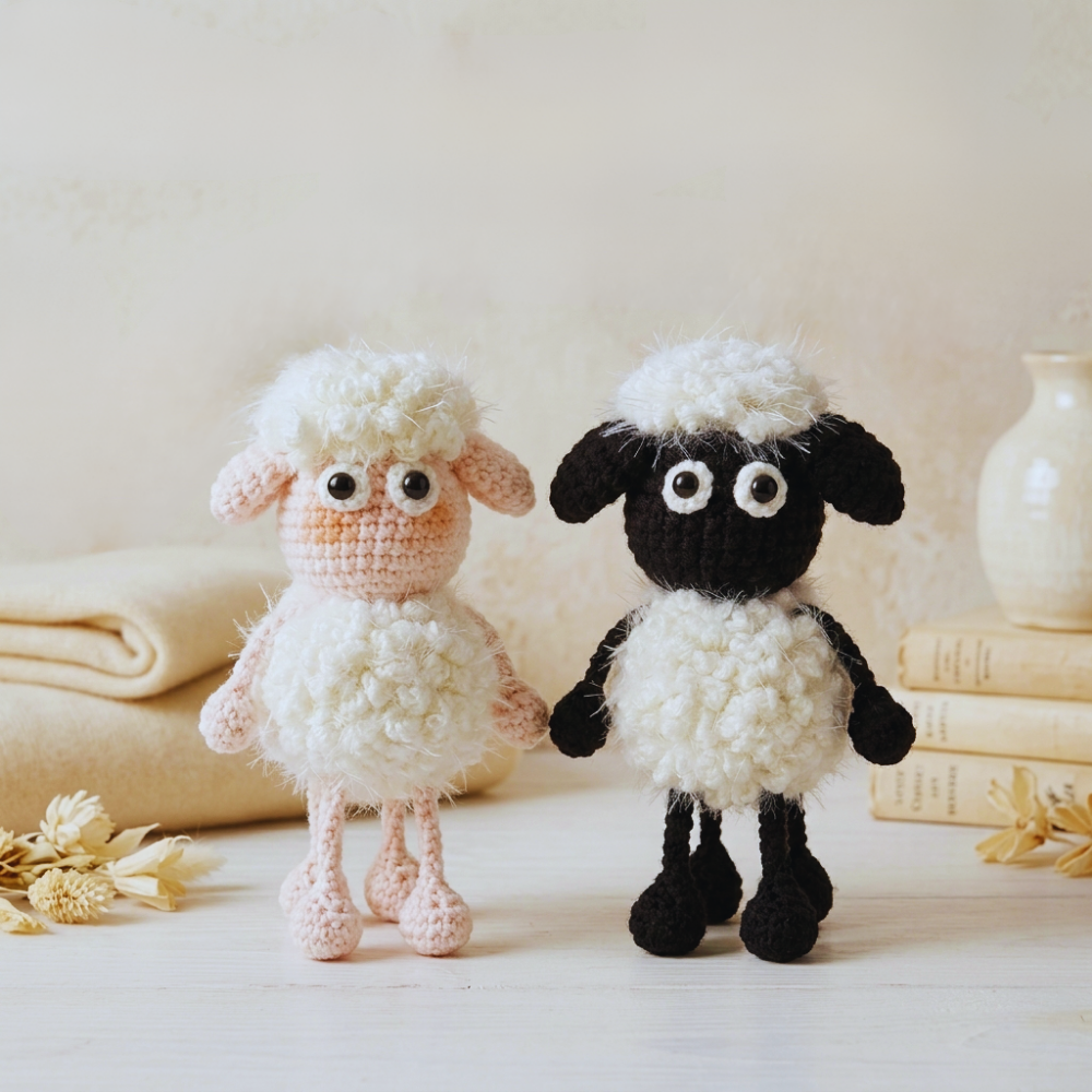 Amigurumi Sheep Couple Crochet Pattern