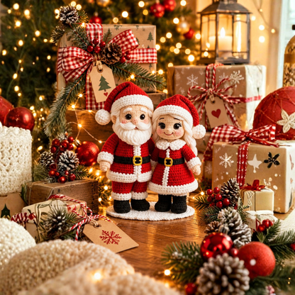 Mr & Mrs Claus Crochet Pattern