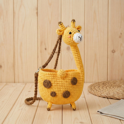 2-in-1 Combo - Adorable Giraffe Design Crochet Patterns