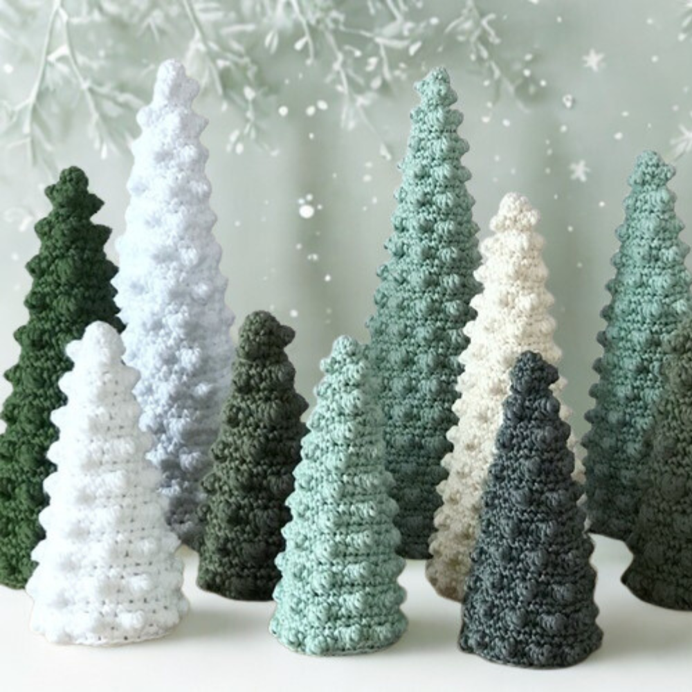 Combo Christmas Tree Forest Crochet Pattern