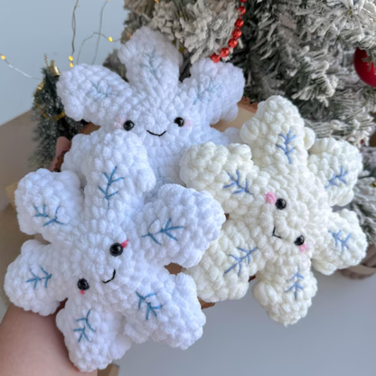 Christmas Plush Snowflake Crochet Pattern