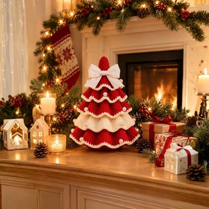 Ruffled Christmas Tree Crochet Pattern