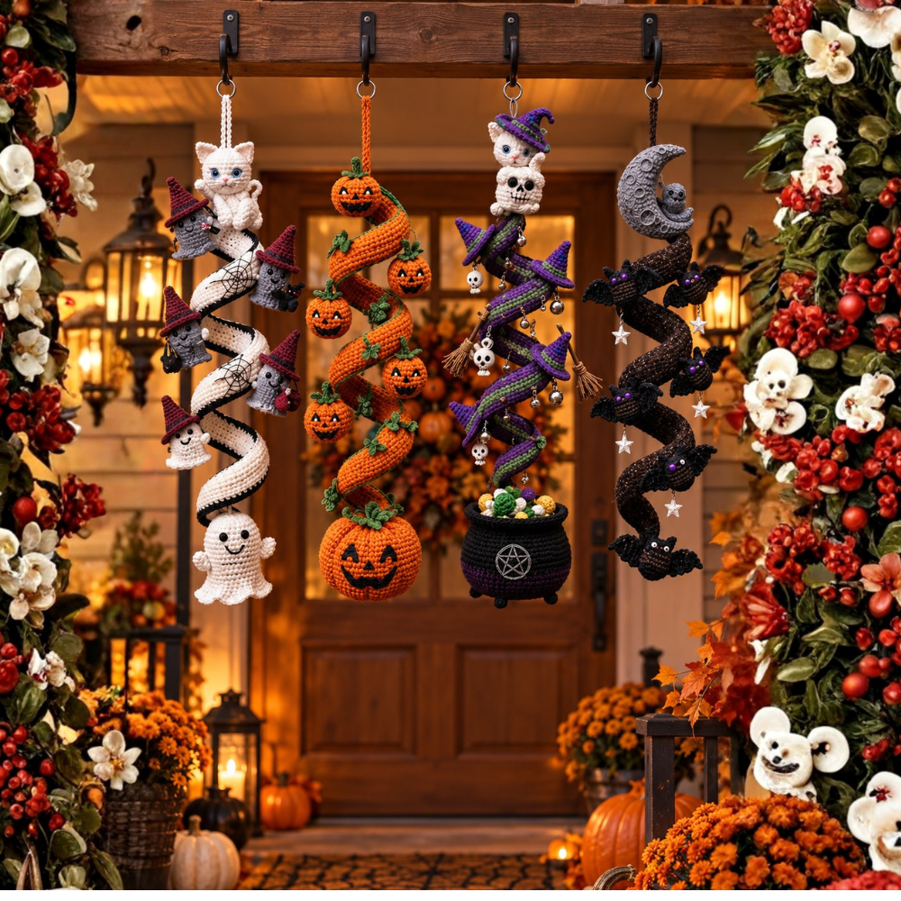 4in1 Hanging Crochet Halloween Pattern