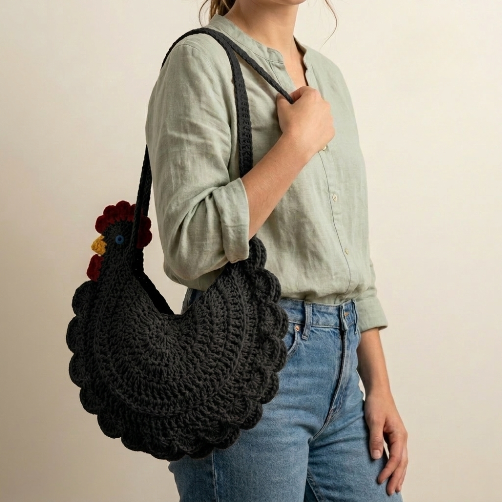 Chicken Bag Crochet Pattern
