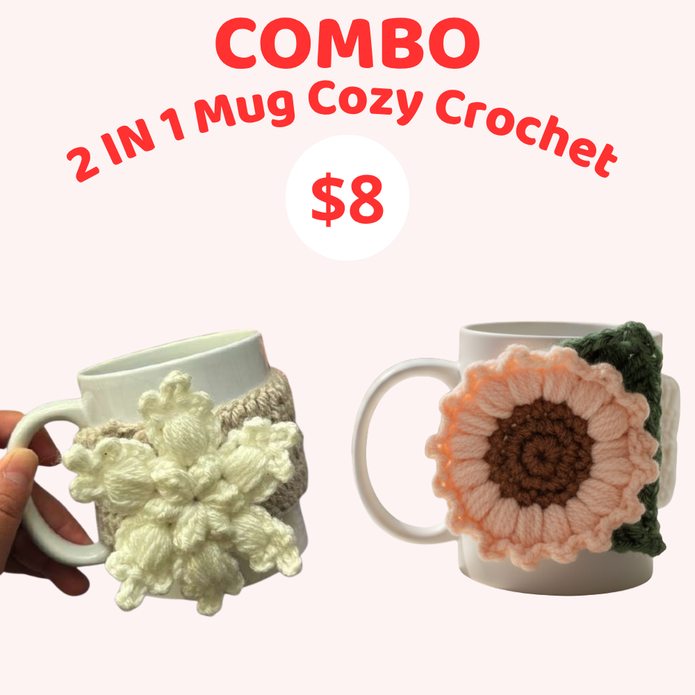 2 In 1 Mug Cozy Crochet Pattern
