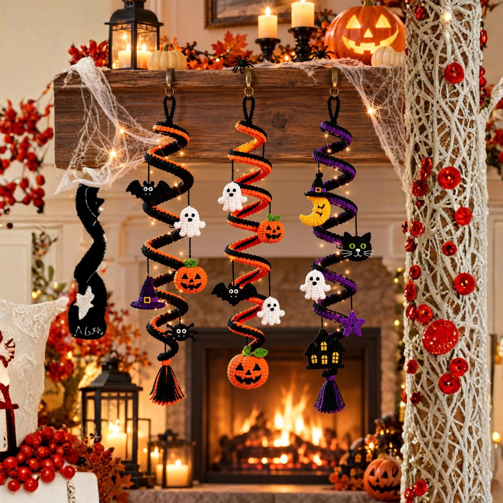 Halloween Crochet Spiral Pattern