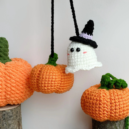 Ghost and Pumpkin Crochet Pattern