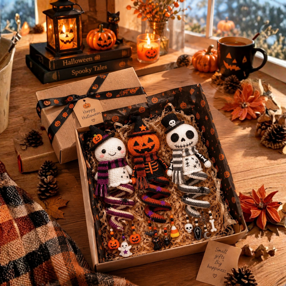 Halloween Spiral Ornament Crochet Pattern