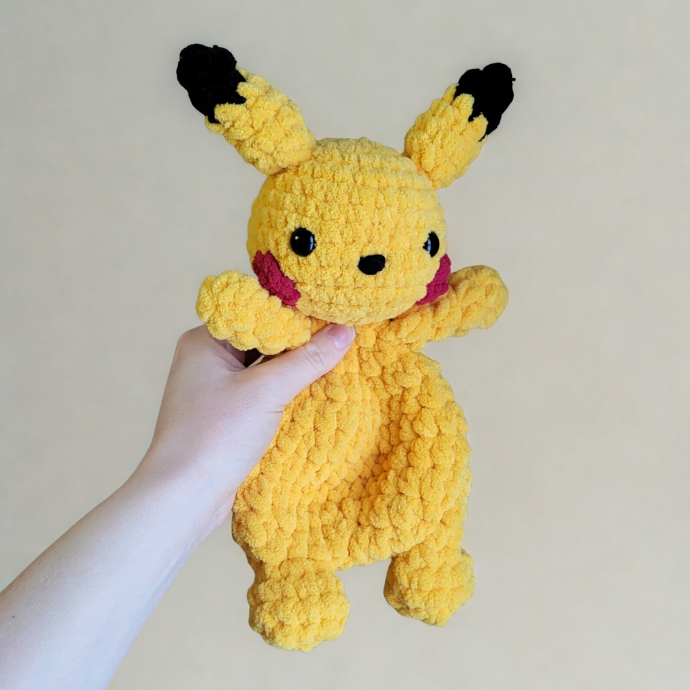 Pika the Electric Mouse Crochet Pattern