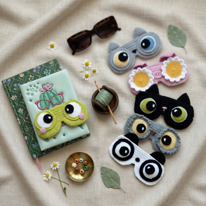 5-in-1  Crochet Glasses Case Pattern
