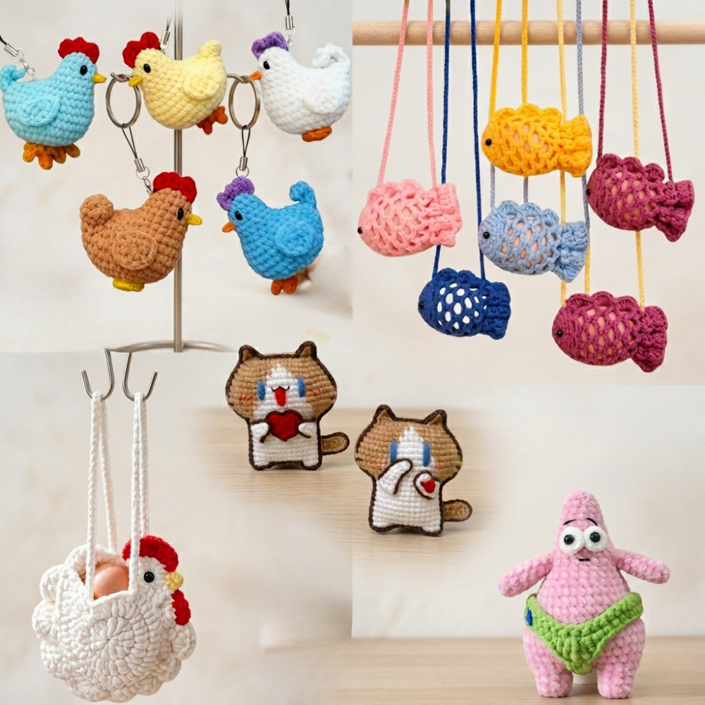 5-in-1 Handcrafted Cozy Companions Crochet Pattern